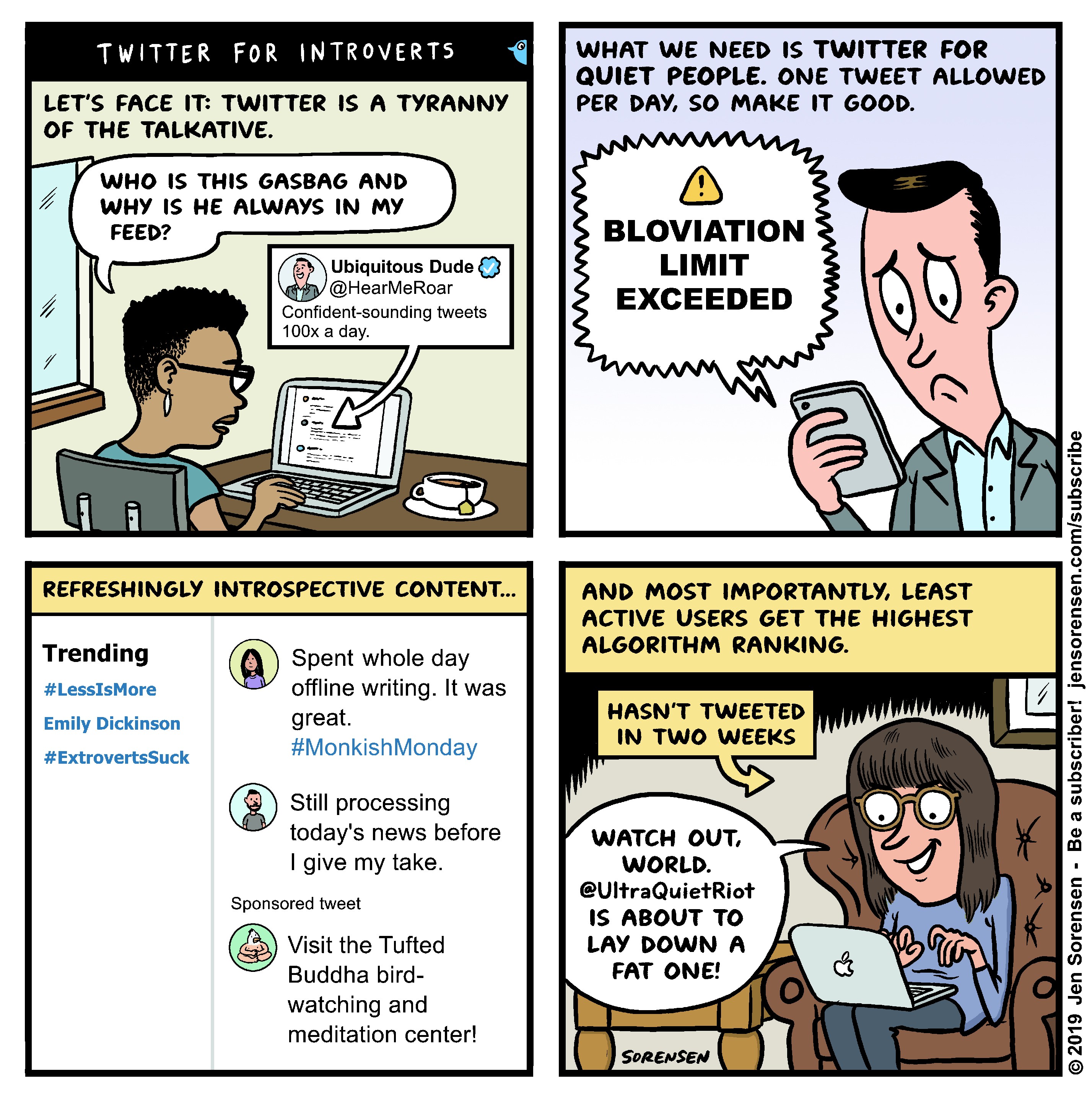 Twitter for Introverts: Sorensen comic &#151; week of June 6
