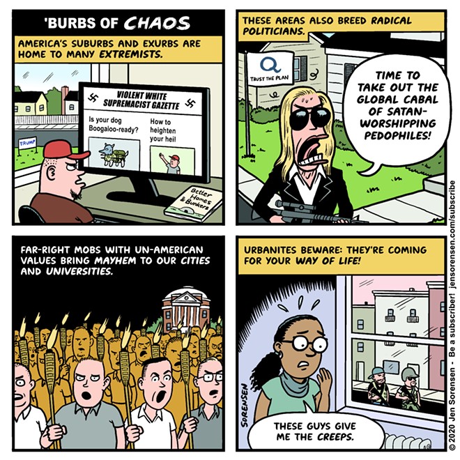 'Burbs of Chaos: Sorensen comic &#151; week of Sept. 10