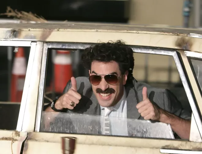 WSU alum Ted Tremper worked on the new "Borat" film which stars Sacha Baron Cohen (above) as a fictitious journalist from Kazakhstan traveling through the United States making a documentary which features real-life interactions with Americans. “The Borat Subsequent Moviefilm" is set to be released Friday on Amazon Prime. - AP