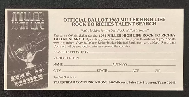 Each album included a ballot with the artists’ names, which could be filled out and mailed to Starstream Records. The three bands with the most votes would perform in a regional battle of the bands.