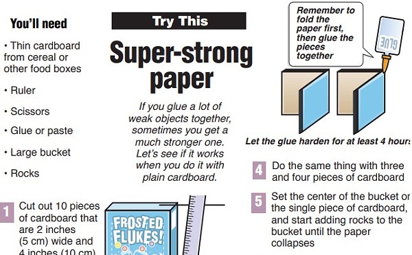 Try This: Super-strong paper