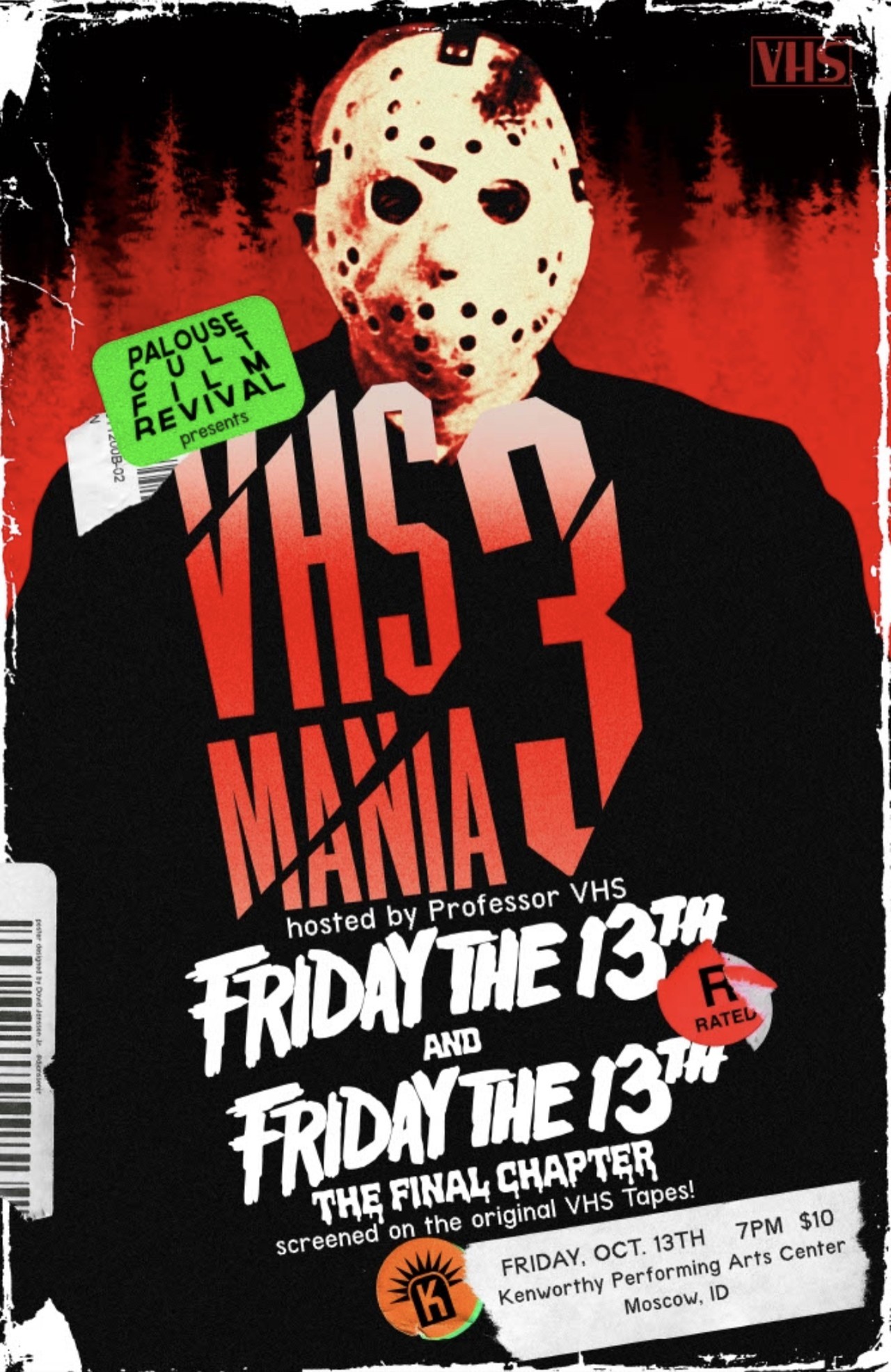 Art Poster Friday the 13th - Blockbuster