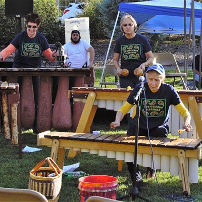 It was a pleasure to watch and listen to the ladies play their xylophones at Riverfest, Oct 1, 2016. Photo taken by Mary Hayward of Clarkston.
