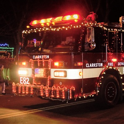 Proud to see the Clarkston Fire Department represented so well at the Clarkston Christmas Parade Dec. 3, 2016. Photo taken by Mary Hayward of Clarkston.