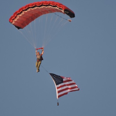 Patriotic Paratrooper