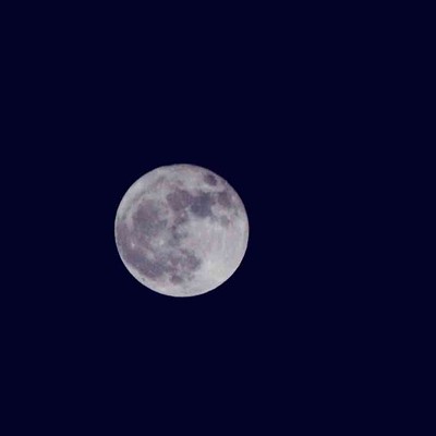 Picture of the super moon on Dec 3, 2017