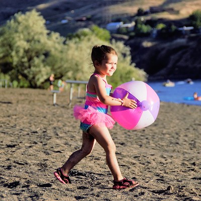 Our granddaughter, Lila, having a blast playing at the Hell's Gate State Park beach July 3, 2017. Mary Hayward of Clarkston captured this shot.