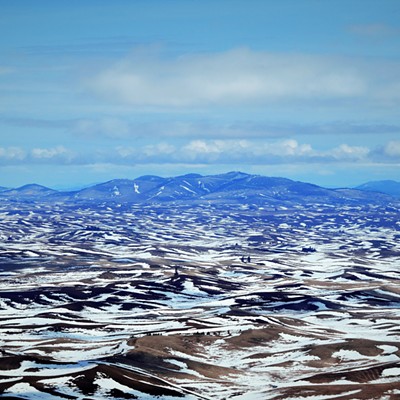 On March 23, 2019 this was the view from the top of Steptoe Butte. Mary Hayward of Clarkston took this shot.