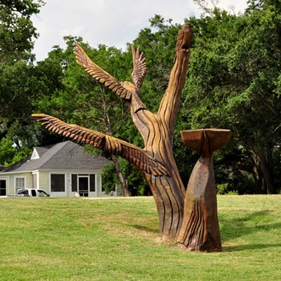 While visiting my son and his family in Biloxi, Ms. we saw what had once been a palm tree that was now this piece of chainsaw art work. When Catrina blew in it destroyed the greater part of Boloxi. Rather than totally removing the palm tree they gave it new life in this beautiful sculpture. Taken by Jerry Cunnington 0n 6/22/2012.