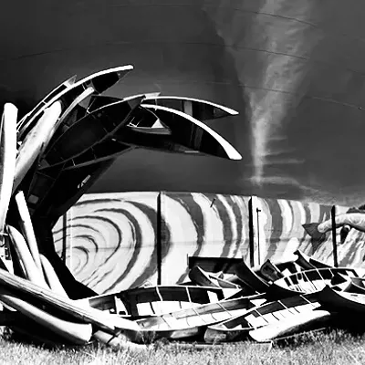 Canoe sculpture