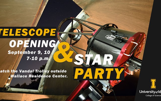 UI Telescope Dedication and Star Party