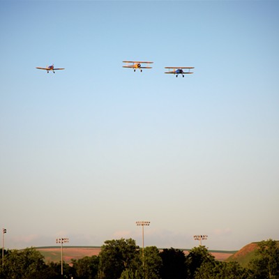 These three vintage planes did a flyover for the NAIA College World Series in Lewiston. Taken May 26, 2017 by Mary Hayward of Clarkston.