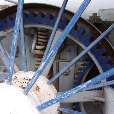 This is a section of the tractor behind Pullman high school taken last December.