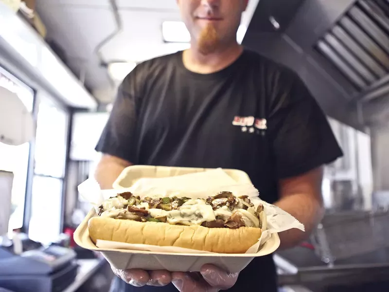 A Philly Cheesesteak at Big Red’s. - JORDAN BEAUCHAMP
