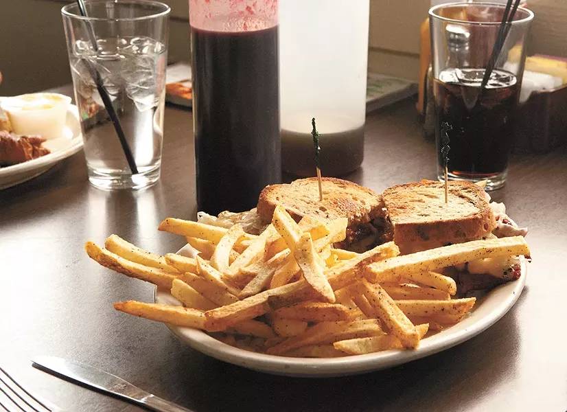 A Reuben sandwich from the Handle Bar. - MEGHAN KIRK