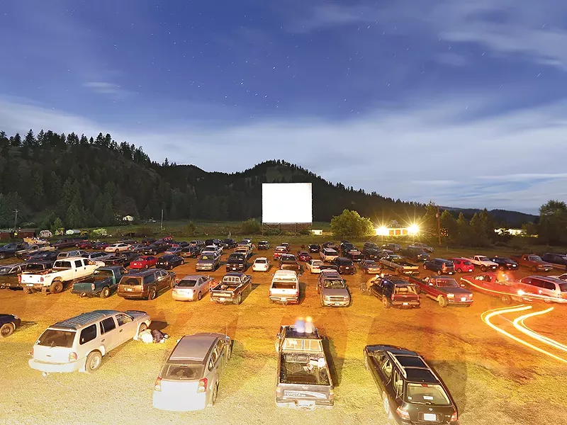 A Saturday night at the Auto Vue Drive In in Colville earlier this month. - YOUNG KWAK