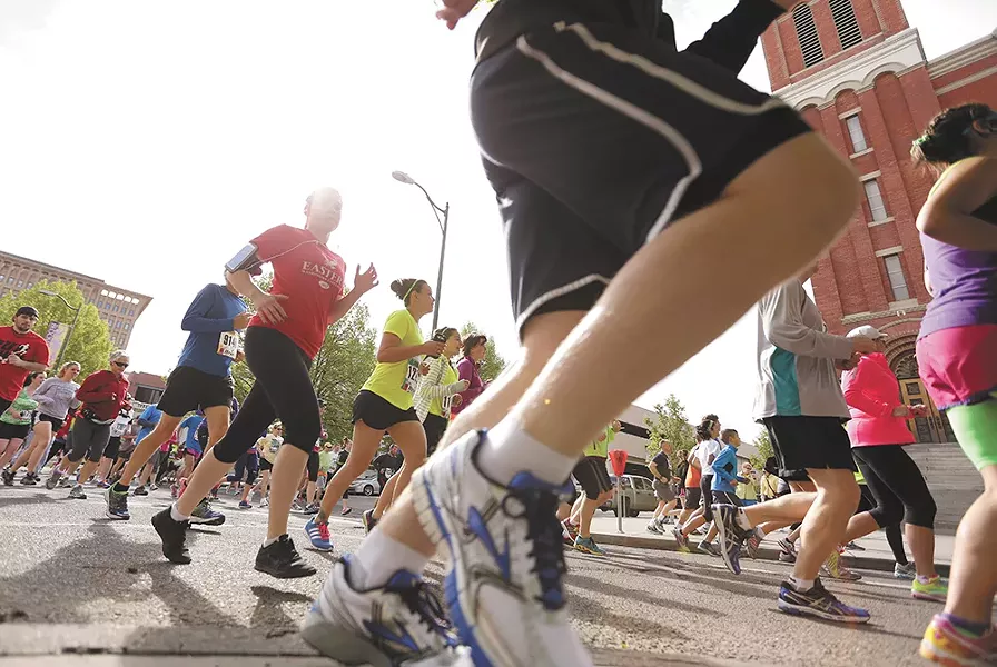 A scene from 2014 Bloomsday. - YOUNG KWAK