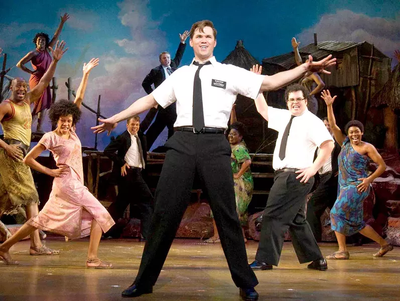 A scene from the Broadway musical The Book of Mormon