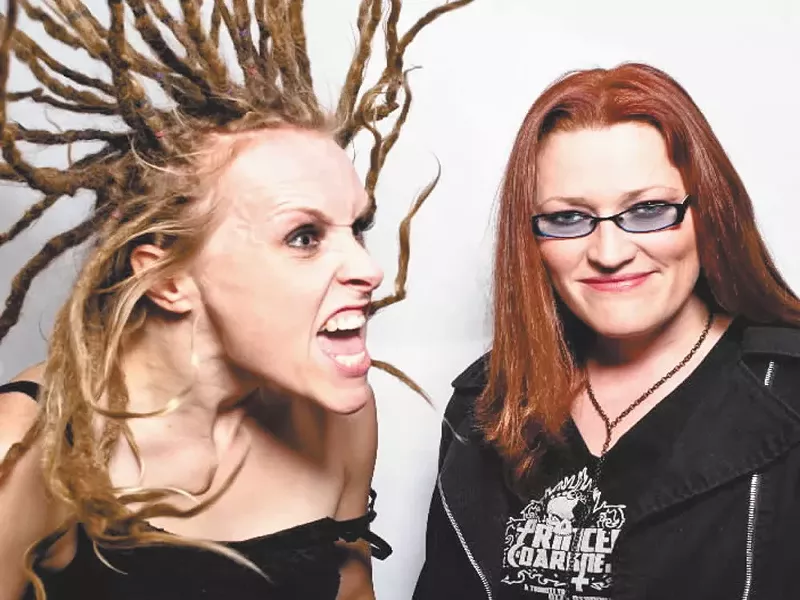 Adrian Conner (left) and Heather Webb