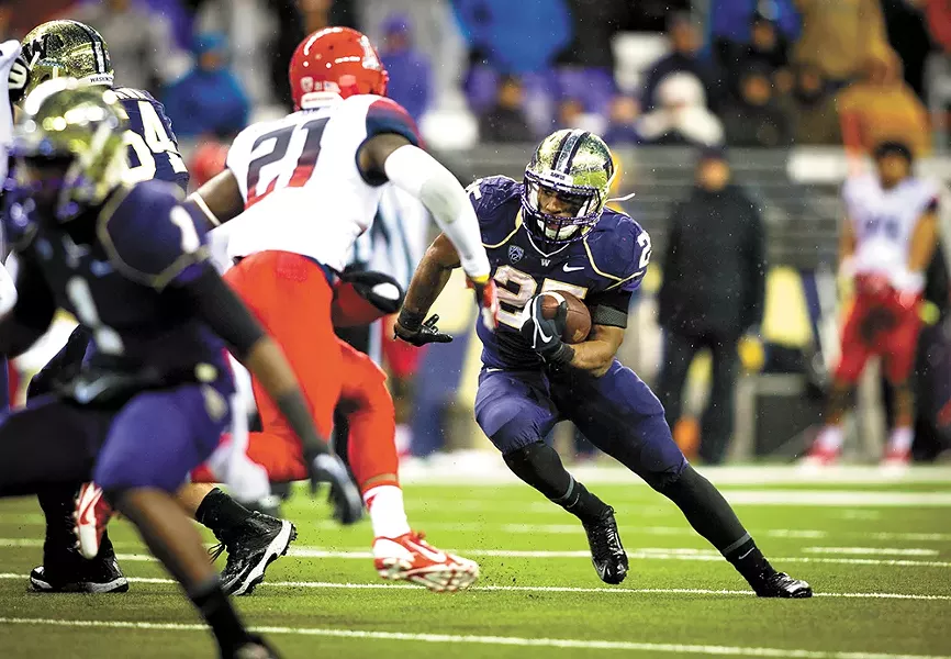 After a stellar career at Gonzaga Prep, Bishop Sankey is taking aim at UW record books.