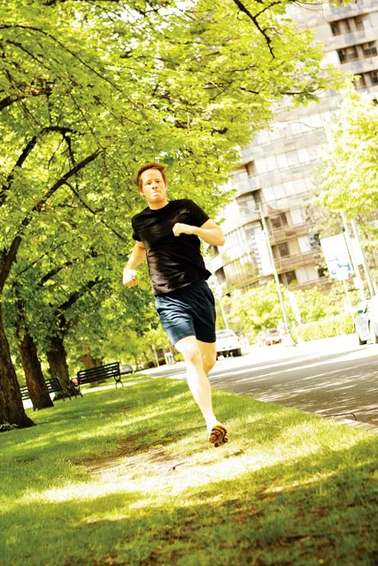 As Luke laces em up again, hes thinking of the words of Jon Knight: "Running... should be liberating to your soul."