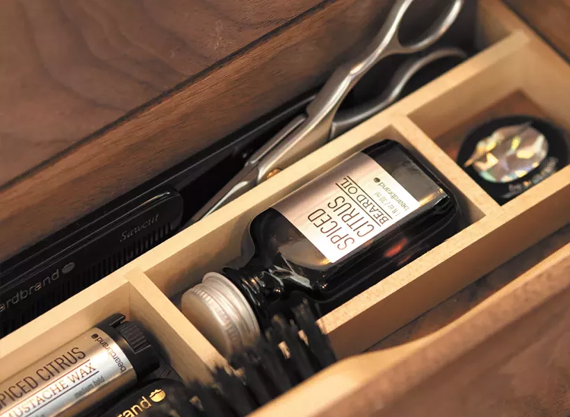 Beardbrand products, developed by Eric Bandholz, who wants to "change the way society views beardmen."