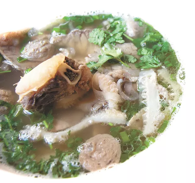 Beef pho from Pho City. - JENNIFER DEBARROS
