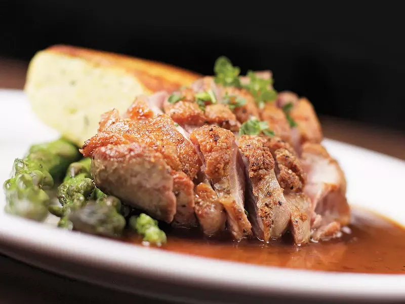 Behold, the duck breast. - YOUNG KWAK