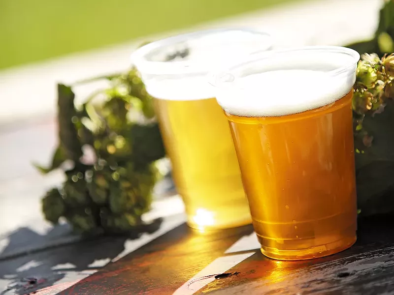 Big Barn Brewing Company ales are made from hops farmed on the site of the brewery. - YOUNG KWAK