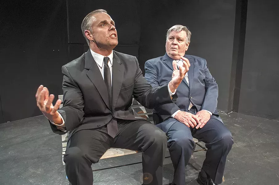 Billy Holtquist (left) and Bob Nelson take us back in time in this Stage Left production. - SARAH WURTZ