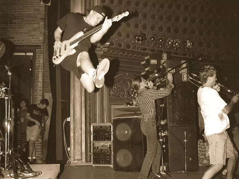 Black Happy playing a show at The Met (now the Bing Crosby Theater) back in the day - DARREN BALCH PHOTO