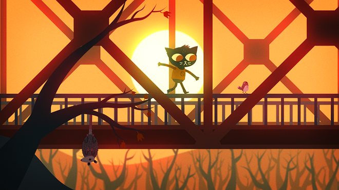 Play as Mae the cat in this beautifully-designed indie platformer coming out sometime in 2015. - NIGHT IN THE WOODS