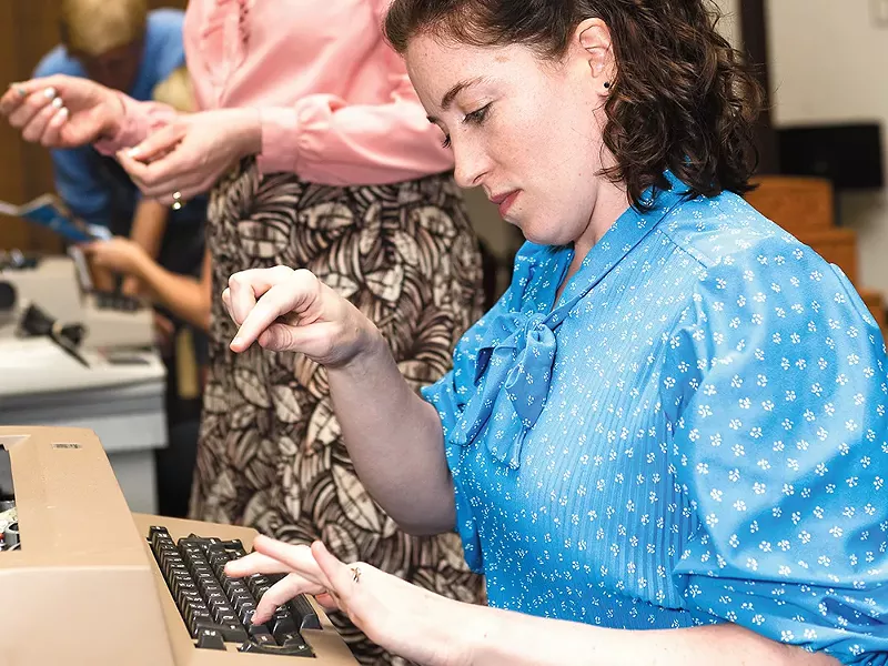 Charissa Bertels plays one of the frustrated ladies in 9 to 5: The Musical. - STEPHEN SCHLANGE