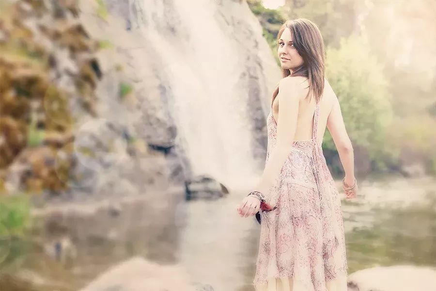 Clothing and jewelry by Gianna Morrill. Model: Bethanie Bushnell. - YOUNG KWAK