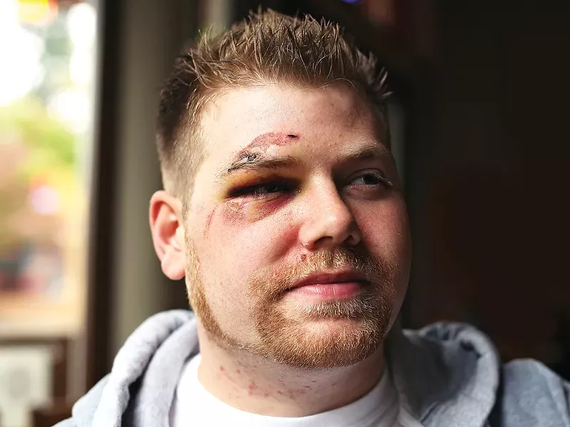 Danny Hawkins says he was attacked because of his sexual orientation. - YOUNG KWAK