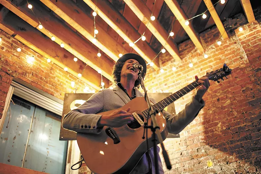 Dario Re performs during First Friday. - CHRISTIAN WILSON
