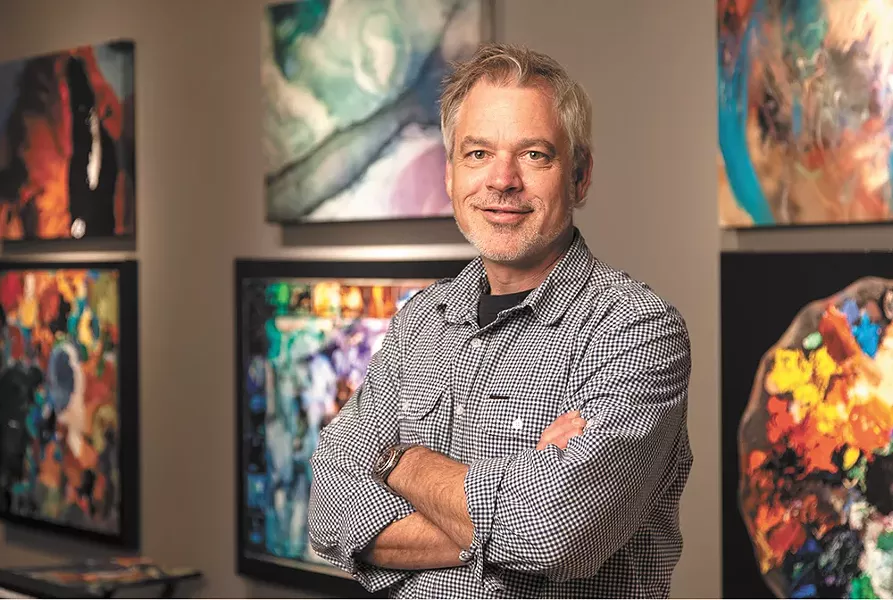 Dean Davis selected some of the region's most beloved artists for his "Artist's Palette" exhibit.