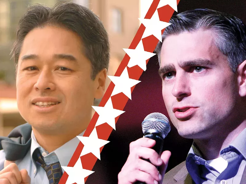 Democratic state Sen. Chris Marr and his Republican challenger, Michael Baumgartner