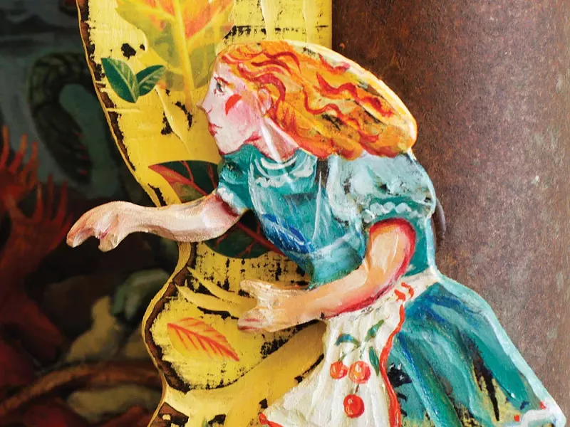 Detail of Kay O'Rourke's 'Mock Turtle'