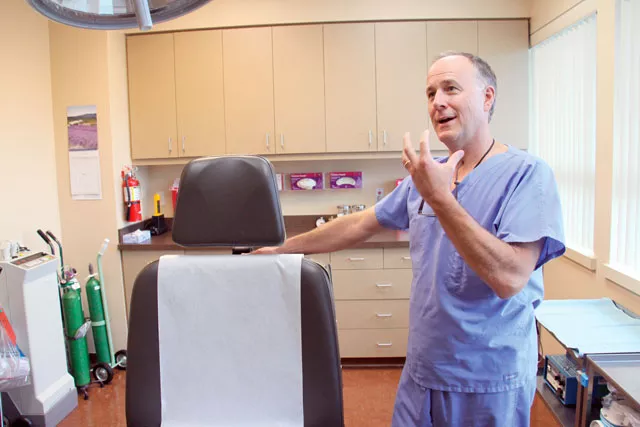 Dr. Joel Sears says new rules for office-based surgeries are "common sense. … If youre doing "standard-of-care," these arent going to affect you." - JOE PFLUEGER