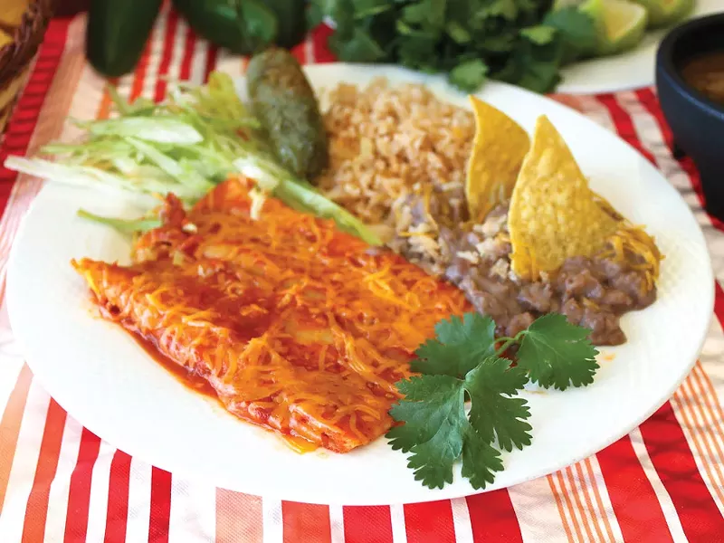 El Mercado Del Pueblo\'s enchiladas