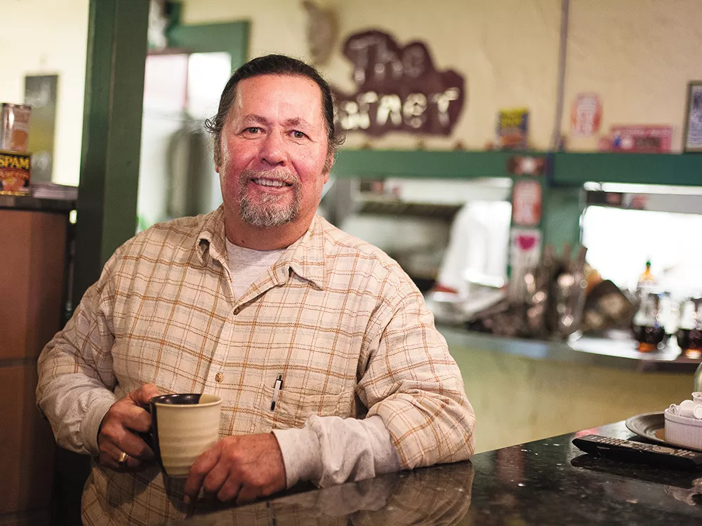Everett Fees, owner of Garnet Cafe in Coeur d\'Alene, has cooked and owned a long list of Inland Northwest restaurants. - MIKE MCCALL