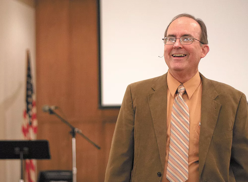 For the past six years, David Stapp, pastor of First Baptist Church, has endorsed candidates from the pulpit. - ASHLEY TOMLINSON