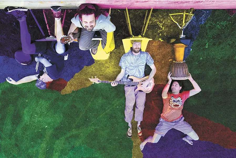 FROM LEFT: Lancer Roethle, Bradford Litte, Konrad VanDeest and David Egly.