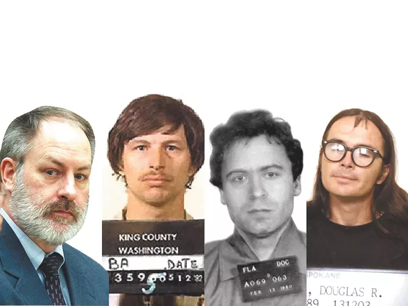 From left: Robert Lee Yates, Gary Ridgway and Ted Bundy. And now Donna Perry has been implicated in three killings in 1990.