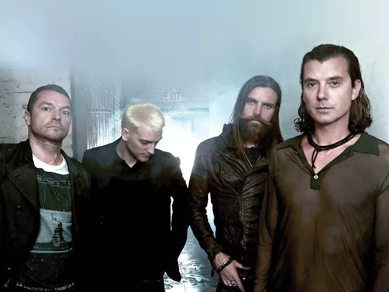 Gavin Rossdale (right) and his most recent incarnation of Bush.