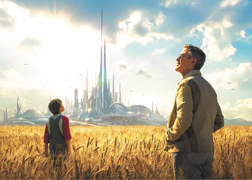 George Clooney leads a trip to Tomorrowland.