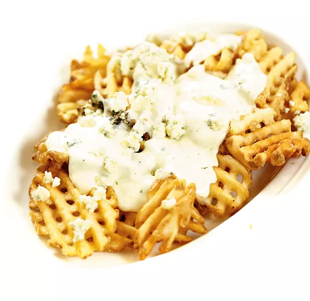Gorgonzola fries from Downriver Grill. - YOUNG KWAK