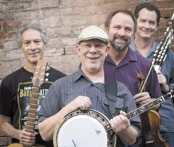 Irish band Floating Crowbar plays locally all year round.