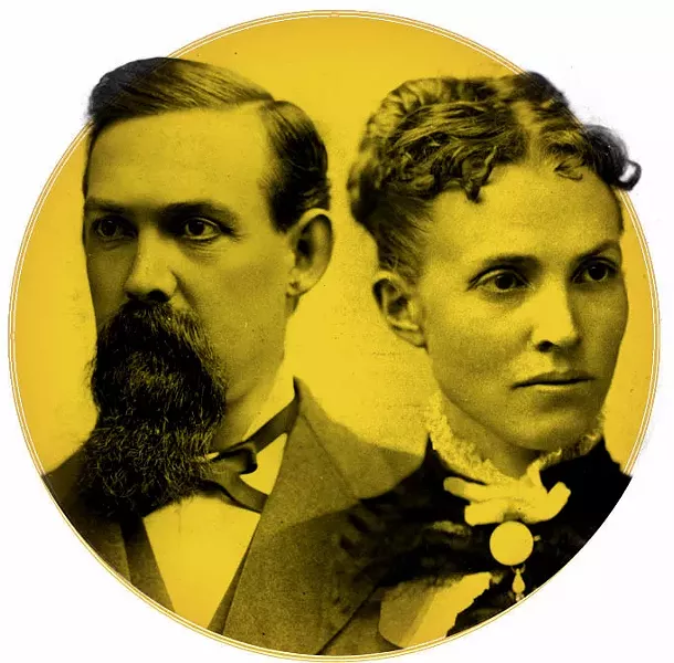 James N. Glover and Susan T. Glover around 1880